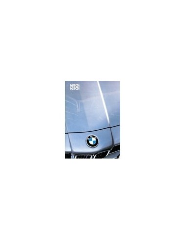 1985 BMW 6 SERIE BROCHURE DUITS