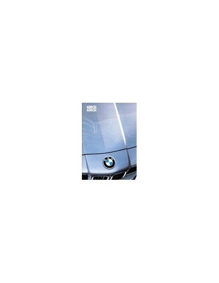 1985 BMW 6 SERIE BROCHURE DUITS
