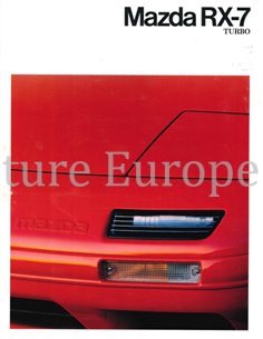 1990 MAZDA RX-7 Turbo PROSPEKT NIEDERLÄNDISCH