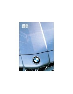 1984 BMW 6 SERIE BROCHURE DUITS