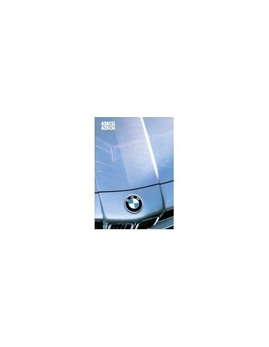 1984 BMW 6 SERIE BROCHURE DUITS
