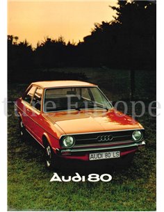 1975 AUDI 80 GT PROSPEKT ENGLISCH