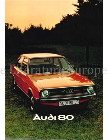 1976 AUDI 80 GT BROCHURE ENGELS