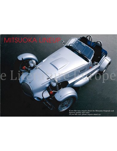 1999 MITSUOKA PROGRAMM PROSPEKT ENGLISCH