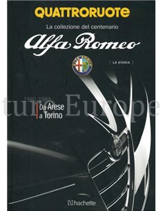 ALFA ROMEO LA STORIA 1980-1989 DA ARESE A TORINO  (QUATTRORUOTE LA COLLEZIONE DEL CENTENARIO) 