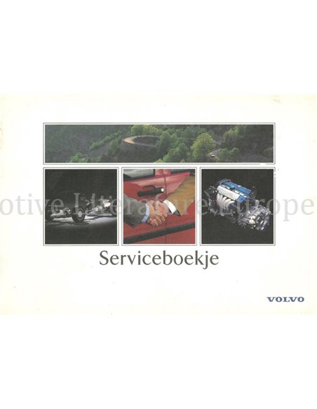 1994 VOLVO SERVICE HANDBOOK DUTCH