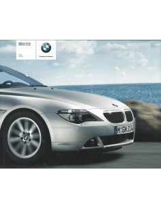 2004 BMW 6 SERIE COUPE CABRIO BROCHURE NEDERLANDS