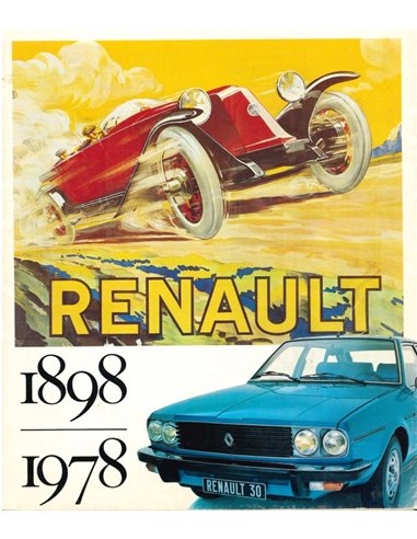 1978 RENAULT RANGE BROCHURE FRENCH