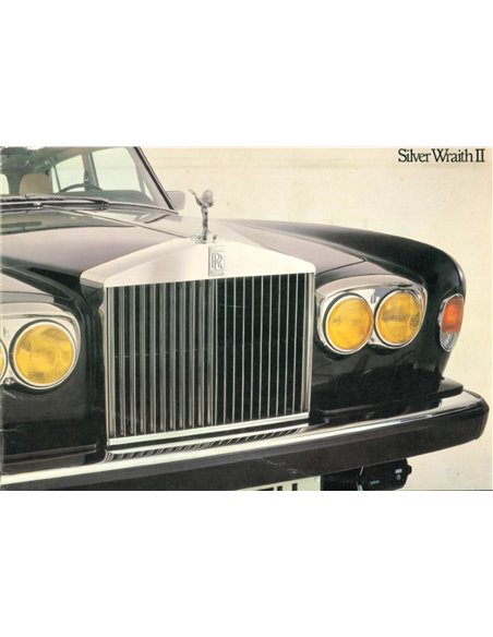1977 ROLLS ROYCE SILVER WRAITH II BROCHURE ENGELS