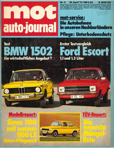 1975 MOT MAGAZINE 08 GERMAN