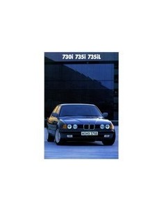 1986 BMW 7 SERIE BROCHURE FRANS