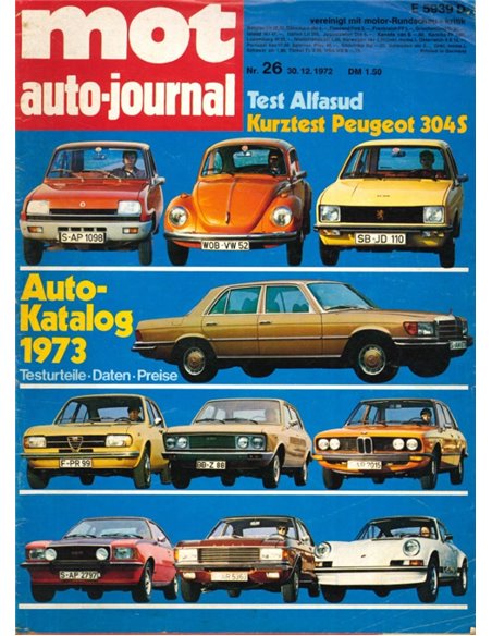 1972 MOT MAGAZINE 26 GERMAN