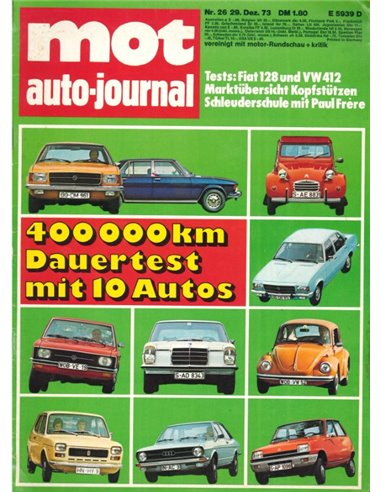 1973 MOT MAGAZINE 26 GERMAN