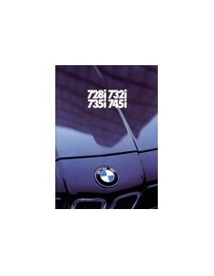 1979 BMW 7 SERIE BROCHURE NEDERLANDS