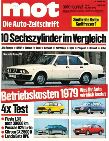 1979 MOT MAGAZINE 10 GERMAN