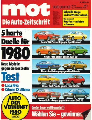 1979 MOT MAGAZINE 25 DUITS