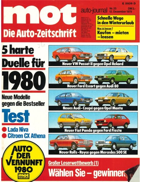 1979 MOT MAGAZINE 25 DUITS
