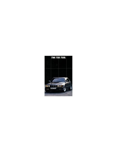 1987 BMW 7 SERIE BROCHURE FRANS