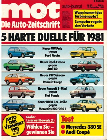 1980 MOT MAGAZINE 25 GERMAN
