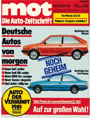 1980 MOT MAGAZINE 26 GERMAN