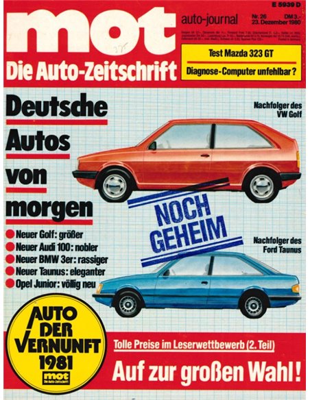1980 MOT MAGAZINE 26 GERMAN