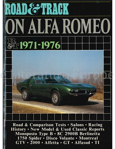 ROAD & TRACK ON ALFA ROMEO 1971 - 1976