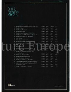 ROAD & TRACK ON ALFA ROMEO 1971 - 1976 2