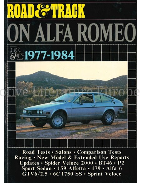 ROAD & TRACK ON ALFA ROMEO 1977 - 1984