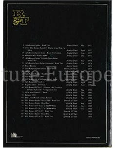 ROAD & TRACK ON ALFA ROMEO 1977 - 1984 2