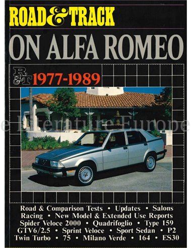 ROAD & TRACK ON ALFA ROMEO 1977 - 1989
