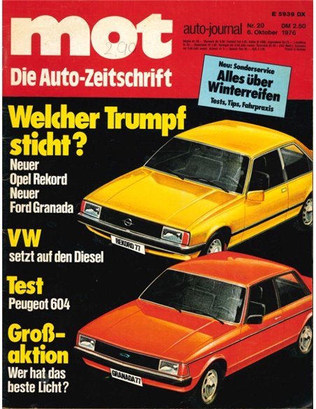 1976 MOT MAGAZINE 20 GERMAN