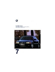1997 BMW 7 SERIE BROCHURE ENGELS USA