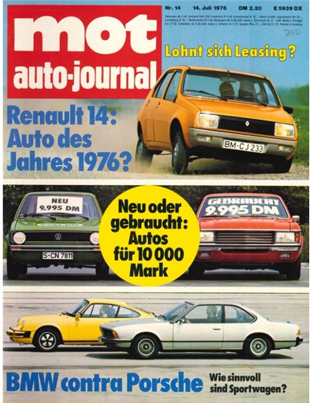 1976 MOT MAGAZINE 14 GERMAN