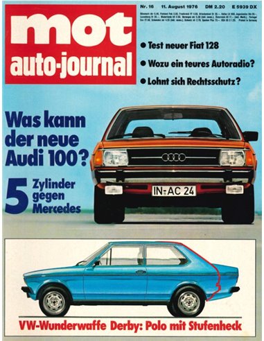 1976 MOT MAGAZINE 16 GERMAN