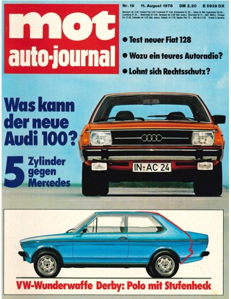 1976 MOT MAGAZINE 16 DUITS