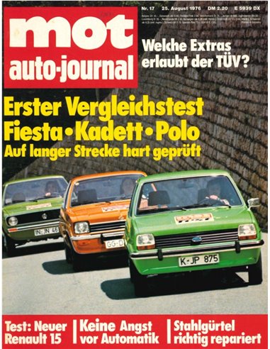 1976 MOT MAGAZINE 17 GERMAN
