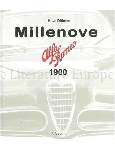 MILLENOVE ALFA ROMEO 1900 (1950-1959) SIGNED BY THE AUTHOR !