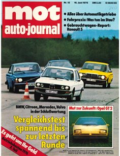 1976 MOT MAGAZINE 12 DUITS