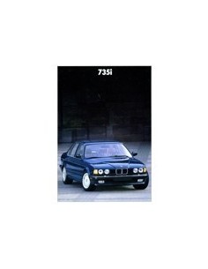1987 BMW 7 SERIE BROCHURE ENGELS CANADA