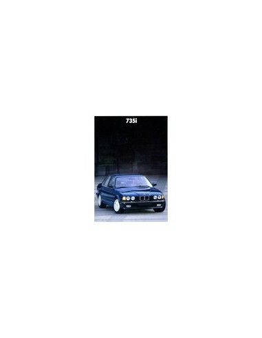 1987 BMW 7 SERIE BROCHURE ENGELS CANADA