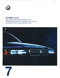 1997 BMW 7 SERIES BROCHURE DUTCH