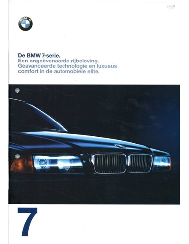 1997 BMW 7 SERIE BROCHURE NEDERLANDS