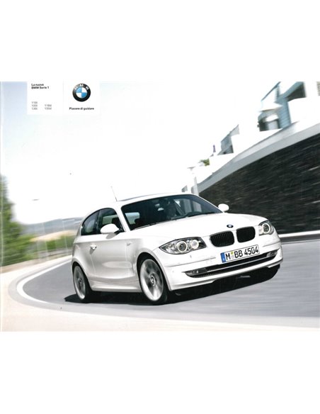 2007 BMW 1ER PROSPEKT ITALIENISCH