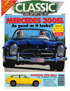 1995 CLASSIC AND SPORTSCAR MAGAZIN AUGUST ENGLISCH