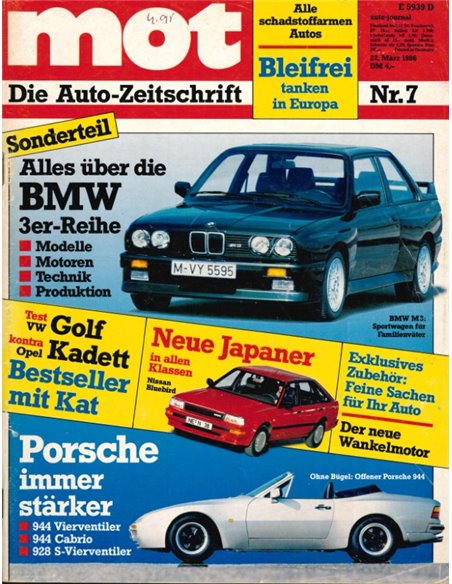 1986 MOT MAGAZINE 07 DUITS