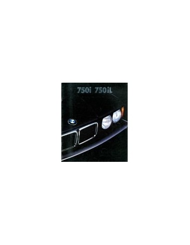 1987 BMW 7 SERIE BROCHURE DUITS