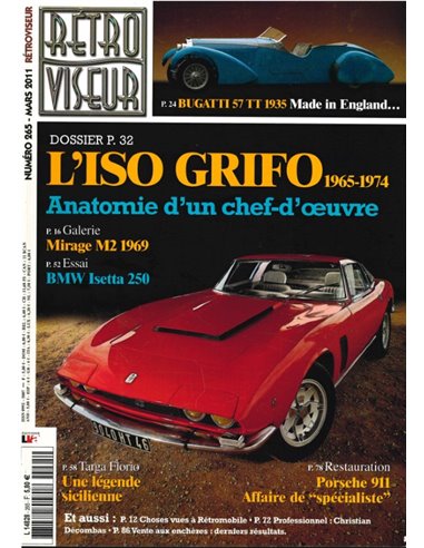 2011 RETROVISEUR MAGAZIN 265 FRANZÖSISCH