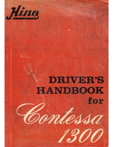 1964 HINO CONTESSA 1300 INSTRUKTIEBOEKJE ENGELS