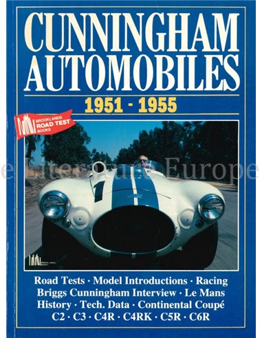 CUNNINGHAM AUTOMOBILES 1951 - 1955 (BROOKLANDS ROAD TEST)