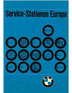 1971 BMW HÄNDLER VERZEICHNIS EUROPA HANDBUCH